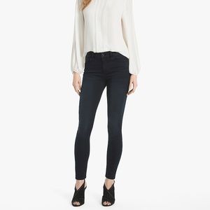 White House black market raw hem skinny jeans